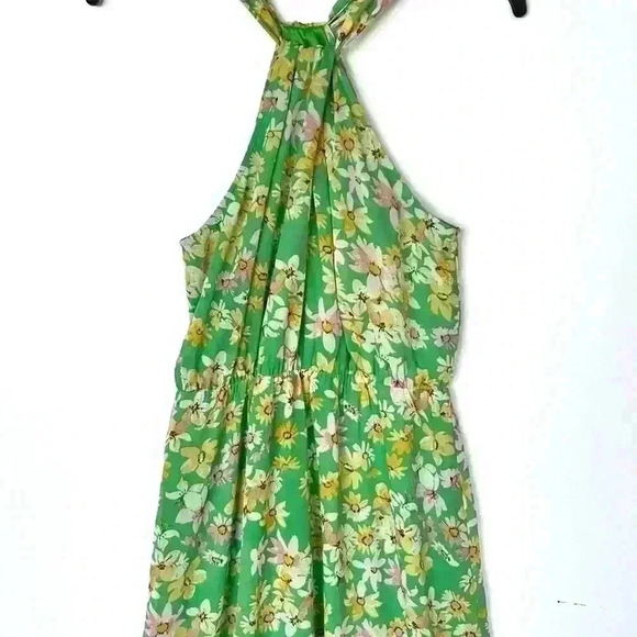 NEW! Collective Concepts Floral Halter Tiered Maxi Dress - Picture 7 of 10